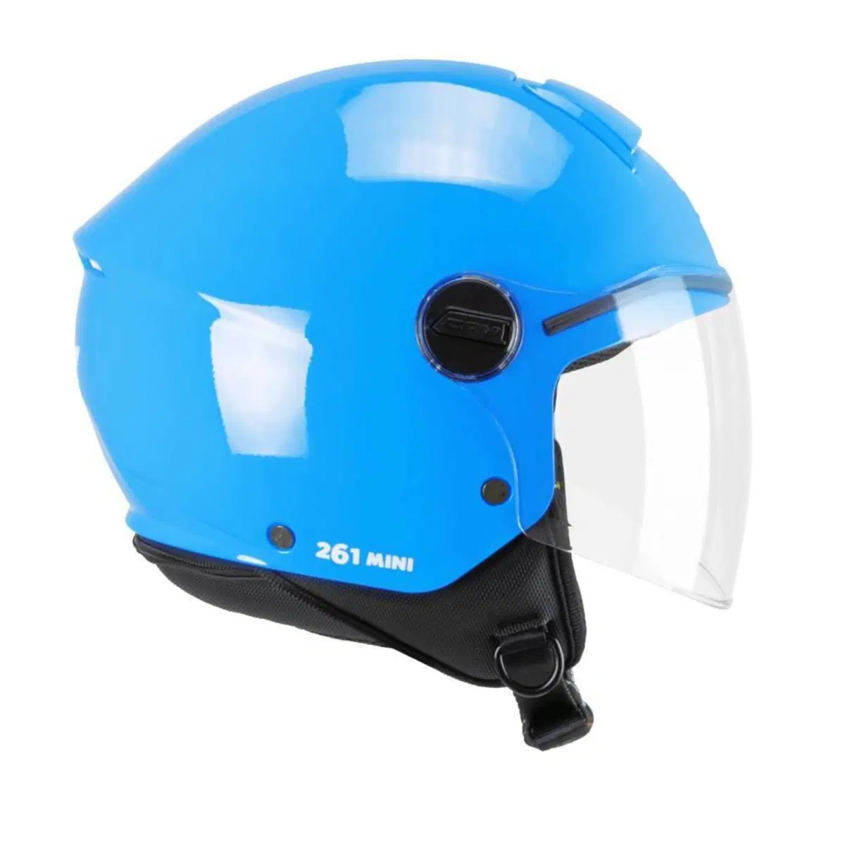 Casco Jet Bambino CGM 261A Mini Mono Azzurro YXL (2)