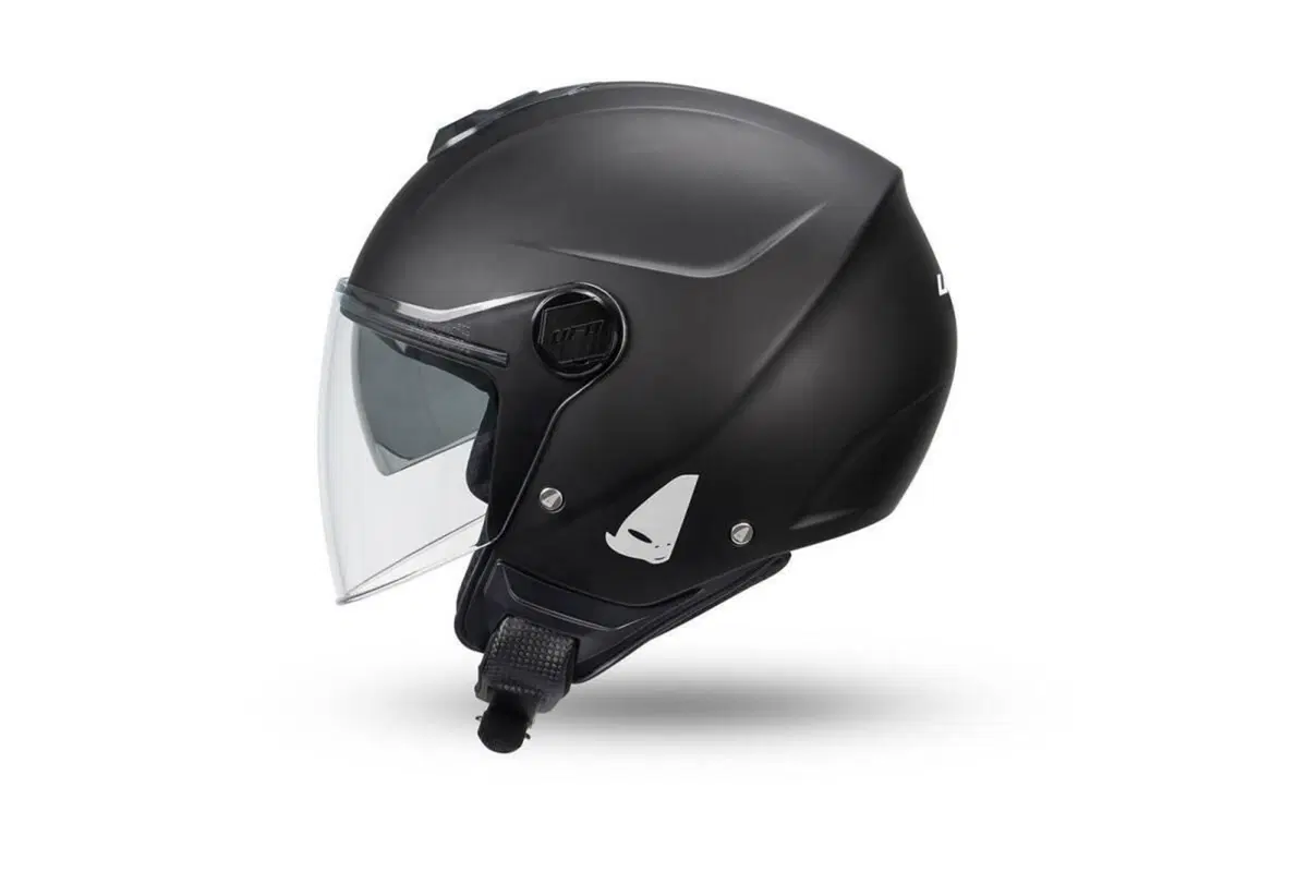 Casco Demi-Jet UFO Nixie Nero Opaco Taglia L Ufo Plast