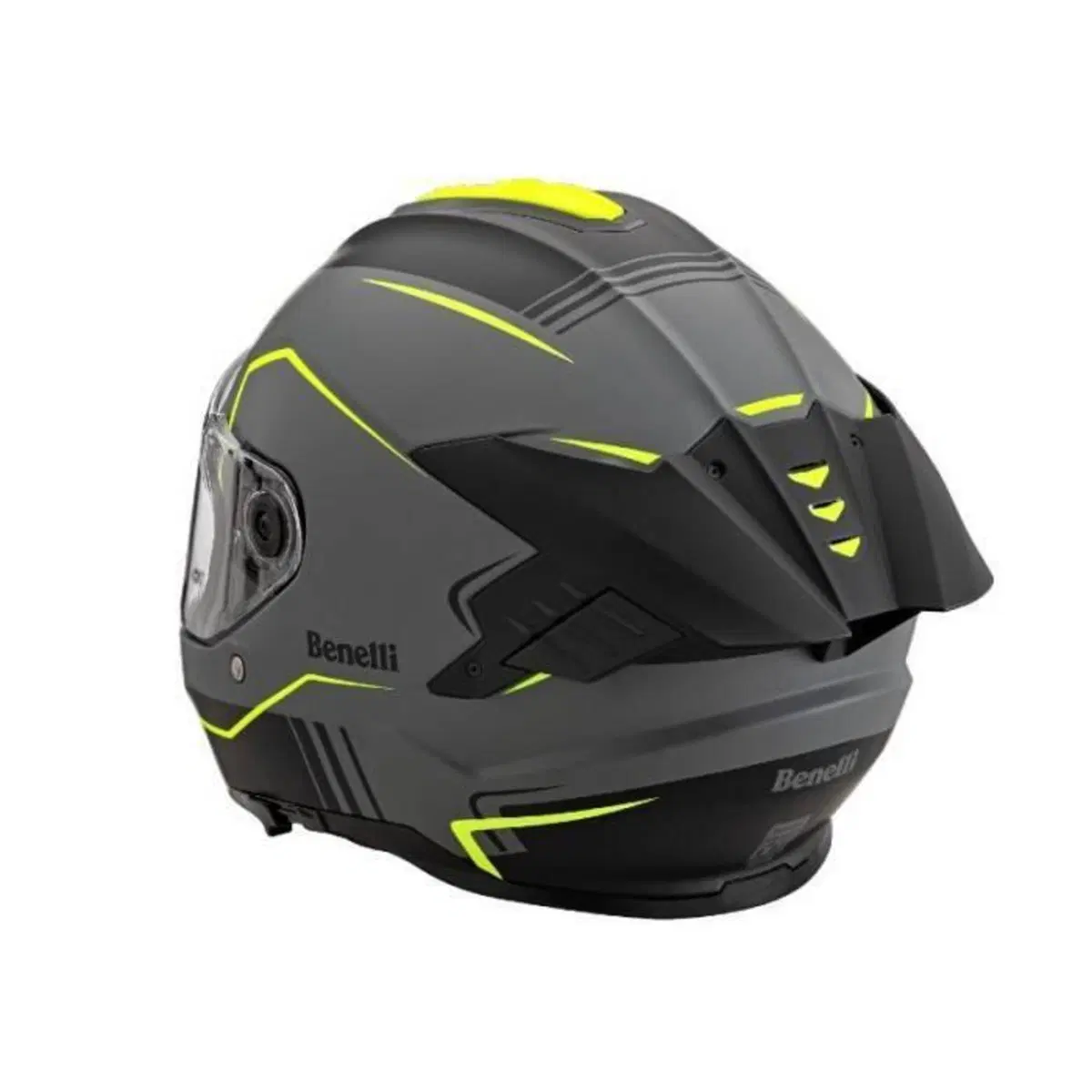 Casco Benelli Hawk Evo SV Fluor Matt Yellow M (4)
