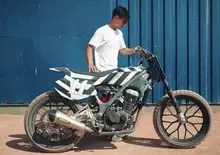 Royal Enfield entra nel Flat Track mondiale: presentata la Sherpa FT Mk2