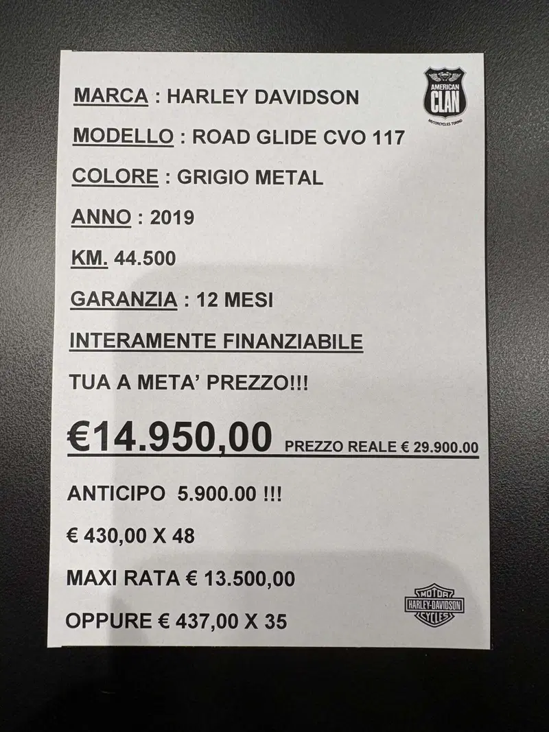 Harley-Davidson 117 Road Glide (2018 - 19) - FLTRXSE (2)