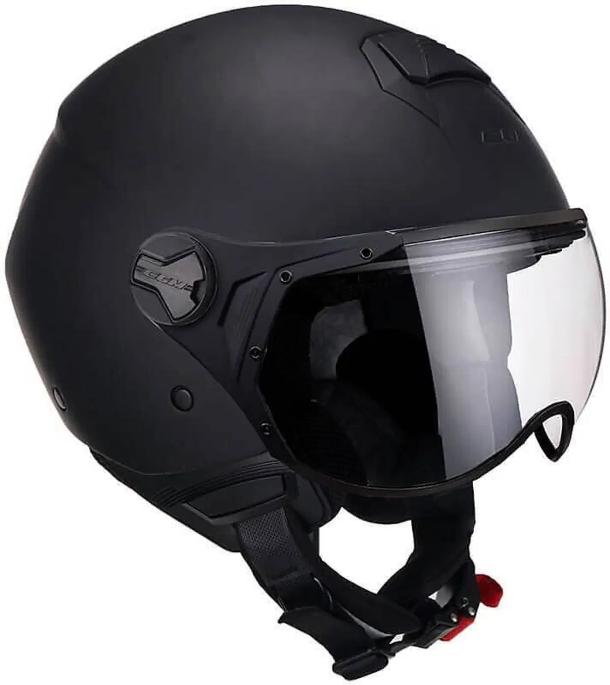 Casco Jet CGM 107A Florence Mono Nero Opaco XL