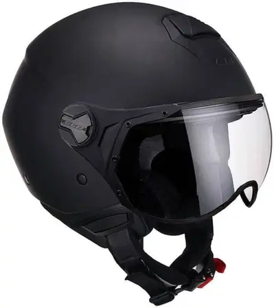 Casco Jet CGM 107A Florence Mono Nero Opaco XL