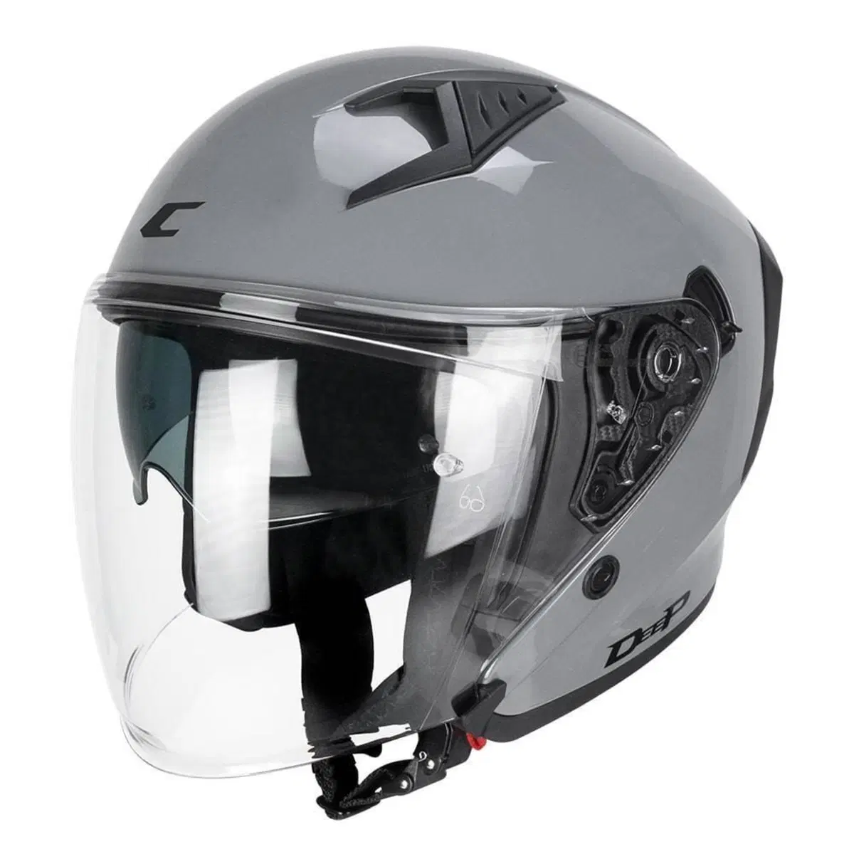 Casco Jet CGM 127A Deep Mono Grigio L