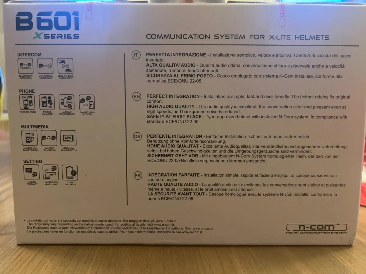 Interfono Nolan B601 R Series (3)