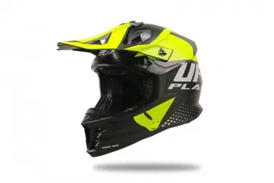 Casco UFO Intrepid HE13400KD Giallo Nero L Ufo Plast