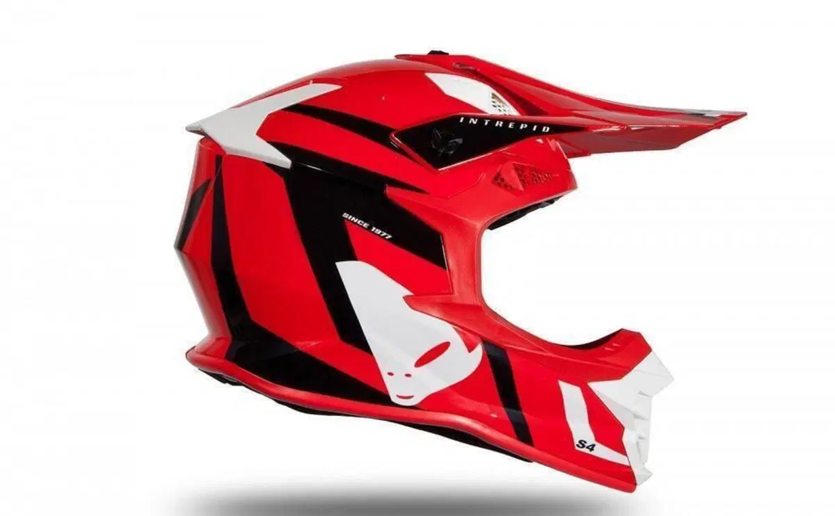 Casco UFO Intrepid HE172 Rosso L Ufo Plast