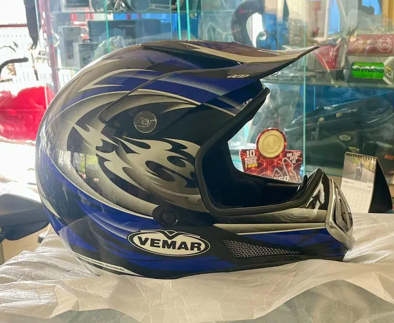 Casco Vemar VPC Altair Devil Blu M (2)