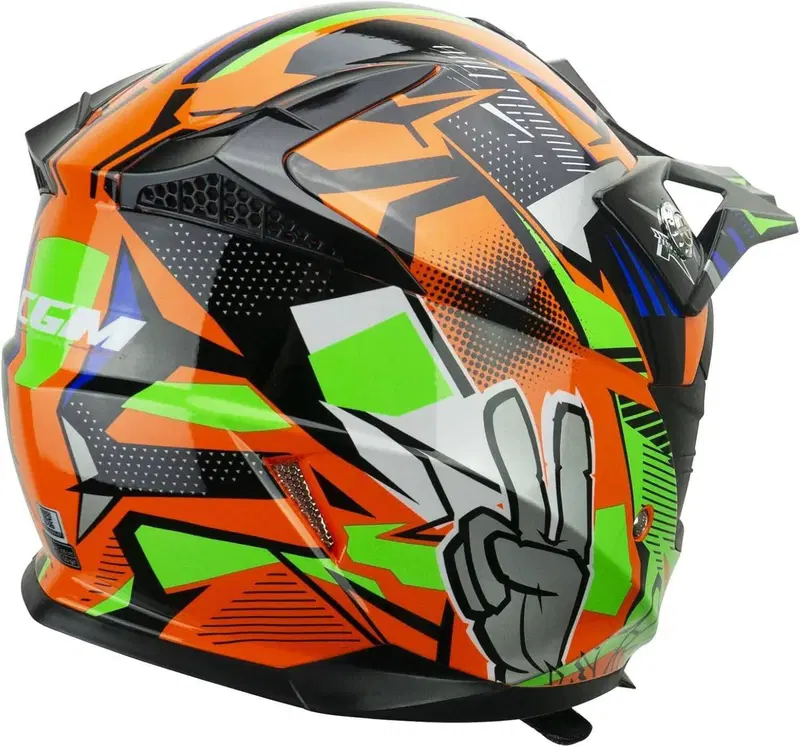 Casco Junior CGM 209G Rocky Winner Arancio YS (3)