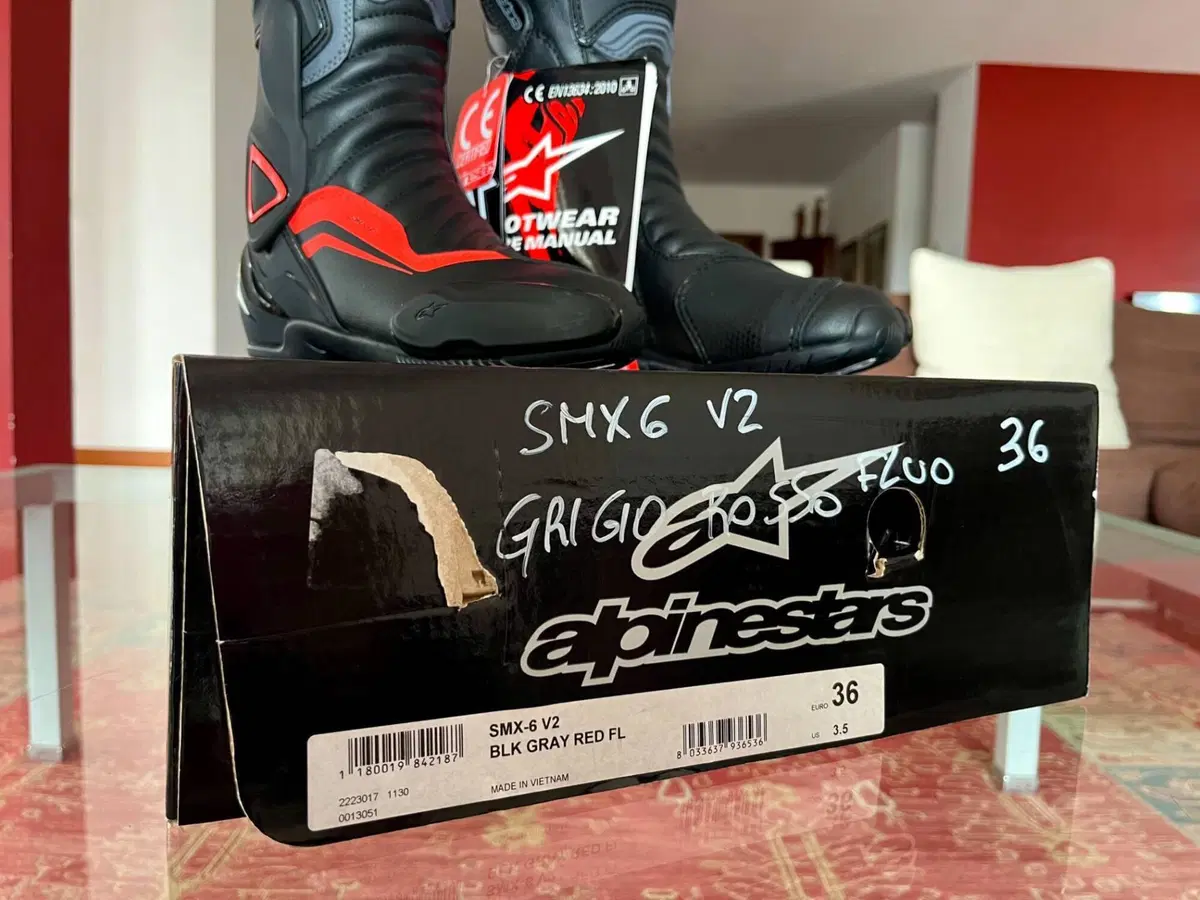 Stivali Moto Alpinestars SMX-6 V2 - Taglia 36 (9)