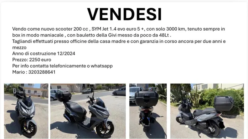 Sym Jet 14 200 ABS EVO (2024 - 26)