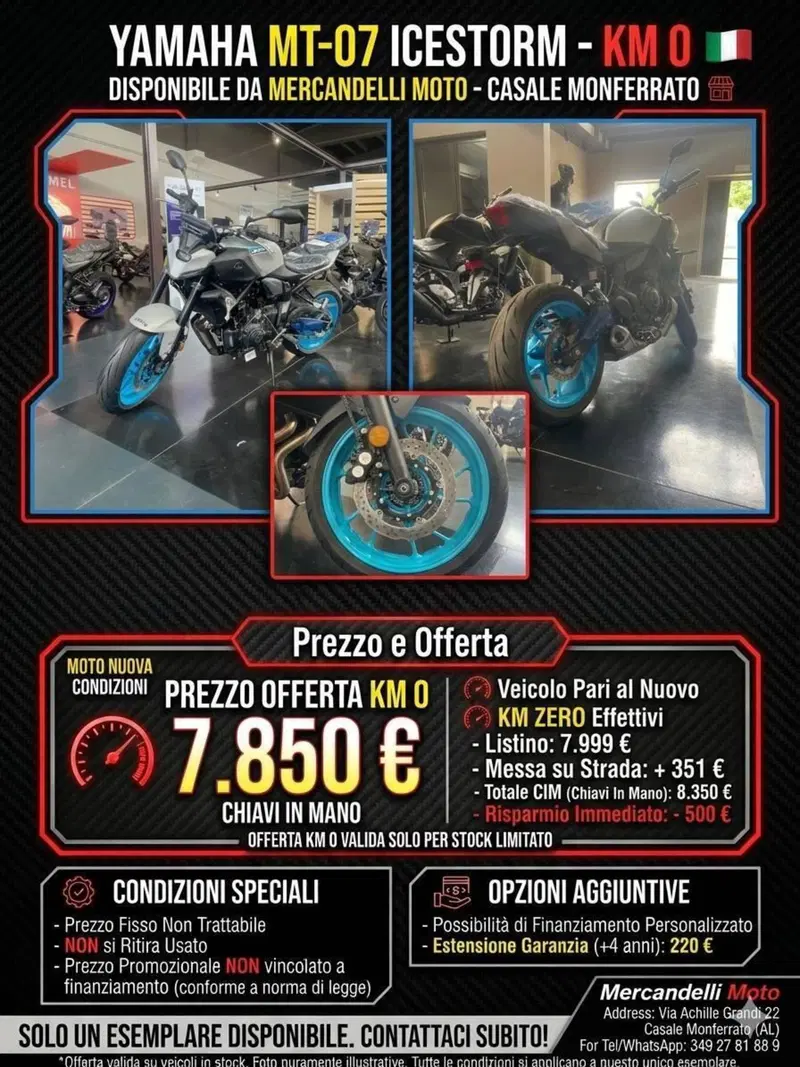 Yamaha MT-07 (2025 - 26)