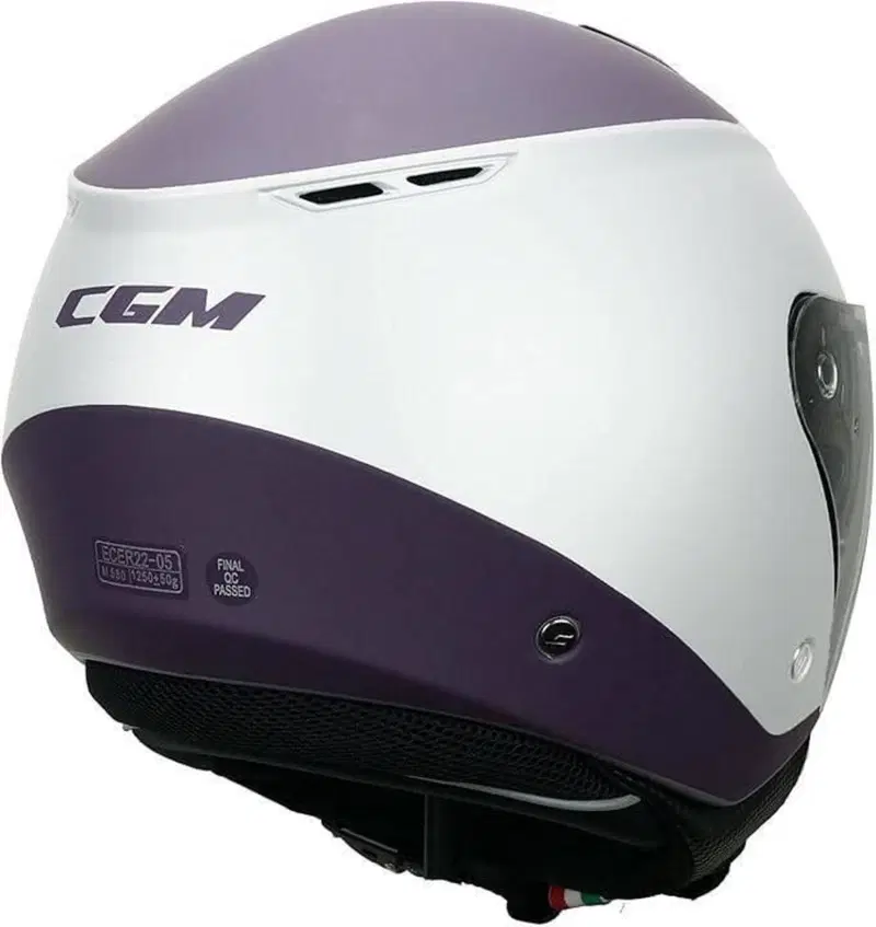 Casco CGM 125G BICO Bianco Viola Matt Taglia XL (2)