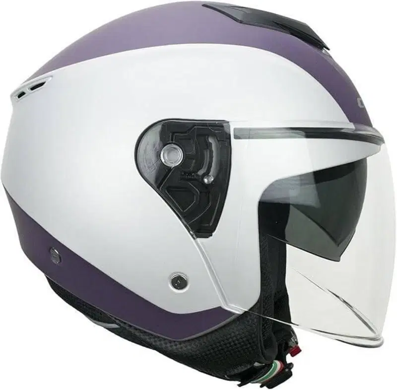 Casco CGM 125G BICO Bianco Viola Matt Taglia XL