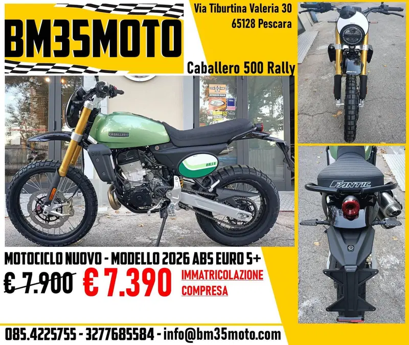 Fantic Motor Caballero 500 Rally (2025 - 26)