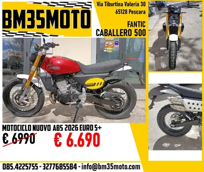 Fantic Motor Caballero 500 Scrambler (2025 - 26) nuova