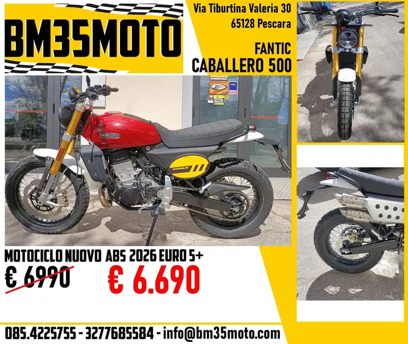 Fantic Motor Caballero 500 Scrambler (2025 - 26)