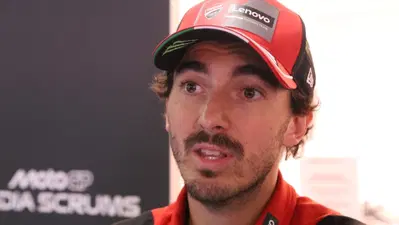 MotoGP 2026. GP di Catalunya. Pecco Bagnaia: "Ducati si sta impegnando, tra qualche gara saremo nella lotta con loro (Aprilia, ndr)"