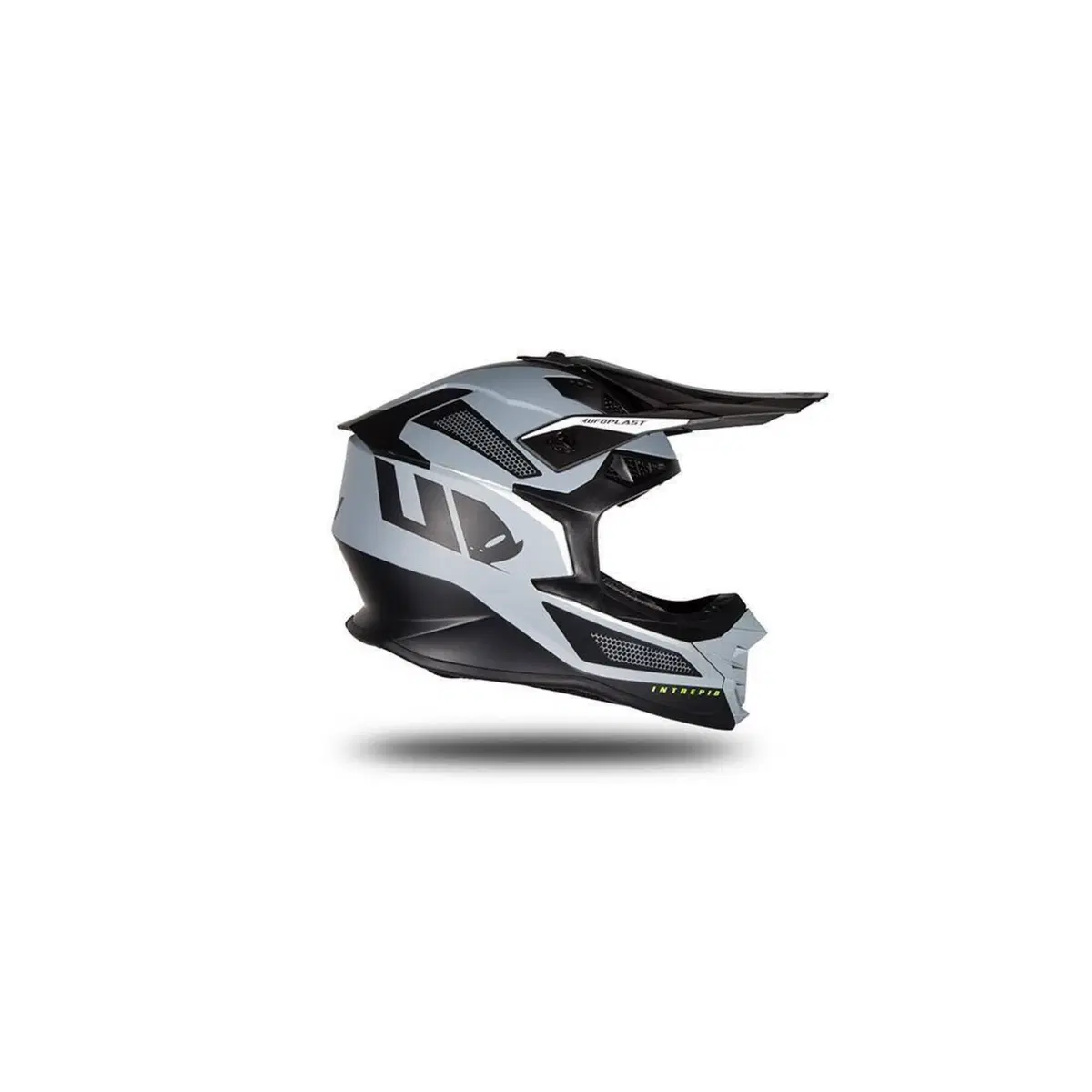 Casco Cross Ufo Plast Intrepid Grigio Opaco XL (3)