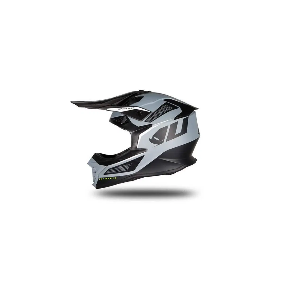 Casco Cross Ufo Plast Intrepid Grigio Opaco XL (2)