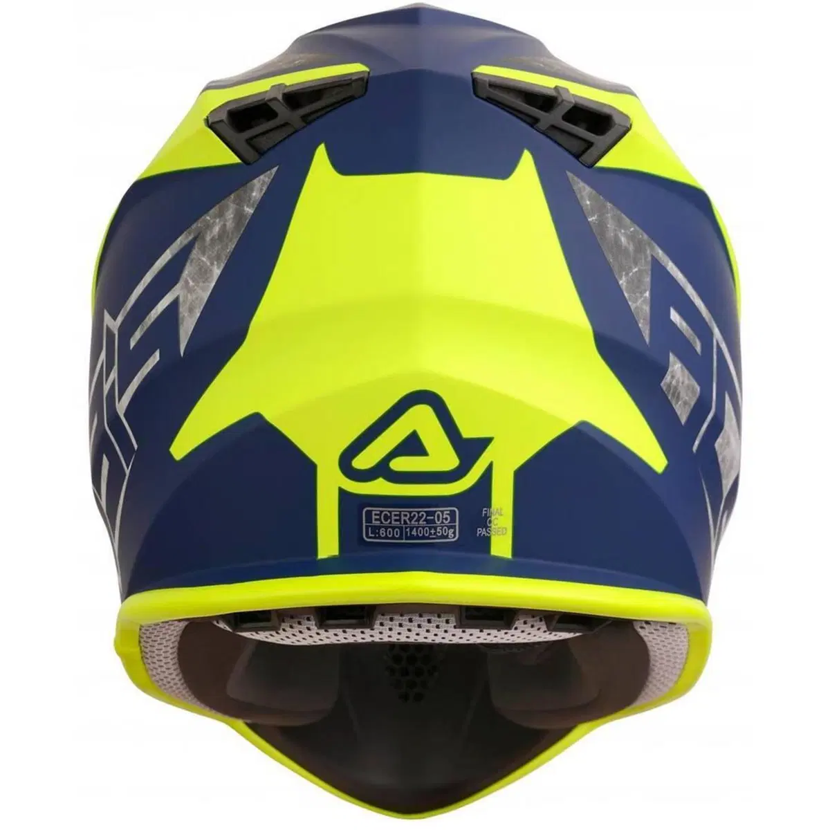 Casco Cross Acerbis Linear Blu Giallo Fluo S (4)