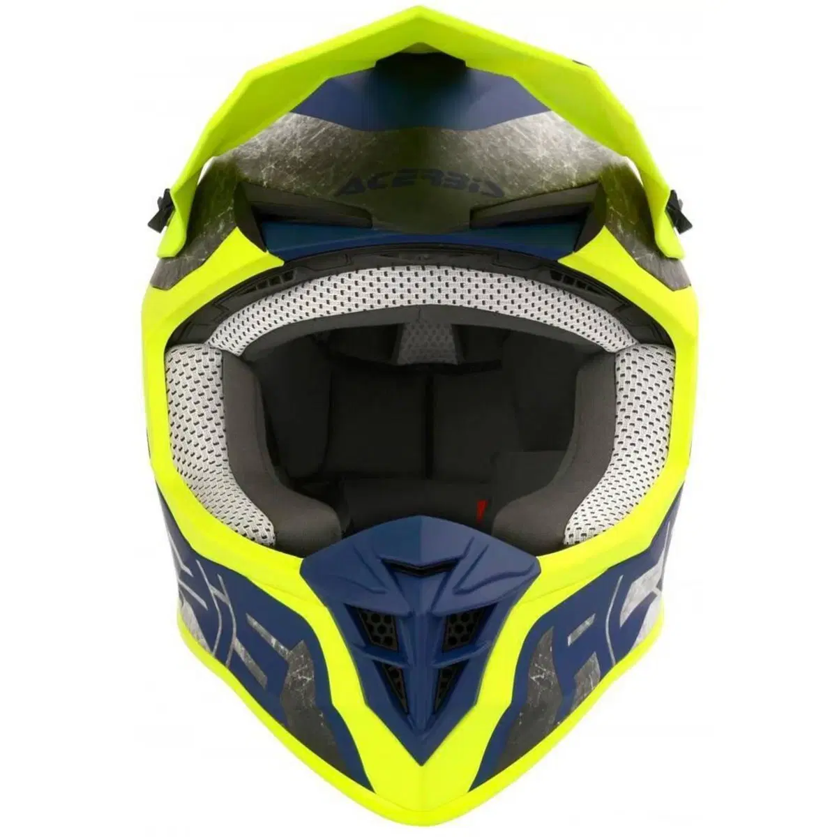 Casco Cross Acerbis Linear Blu Giallo Fluo S (3)