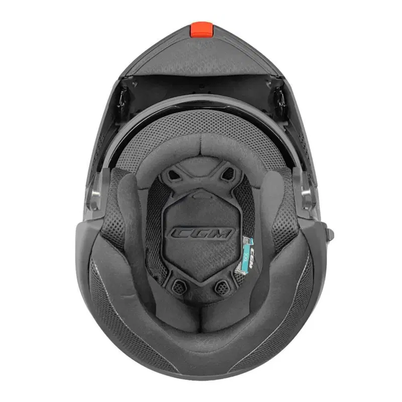 Casco Modulare CGM 568 Ber Nero Rosso Opaco S (4)