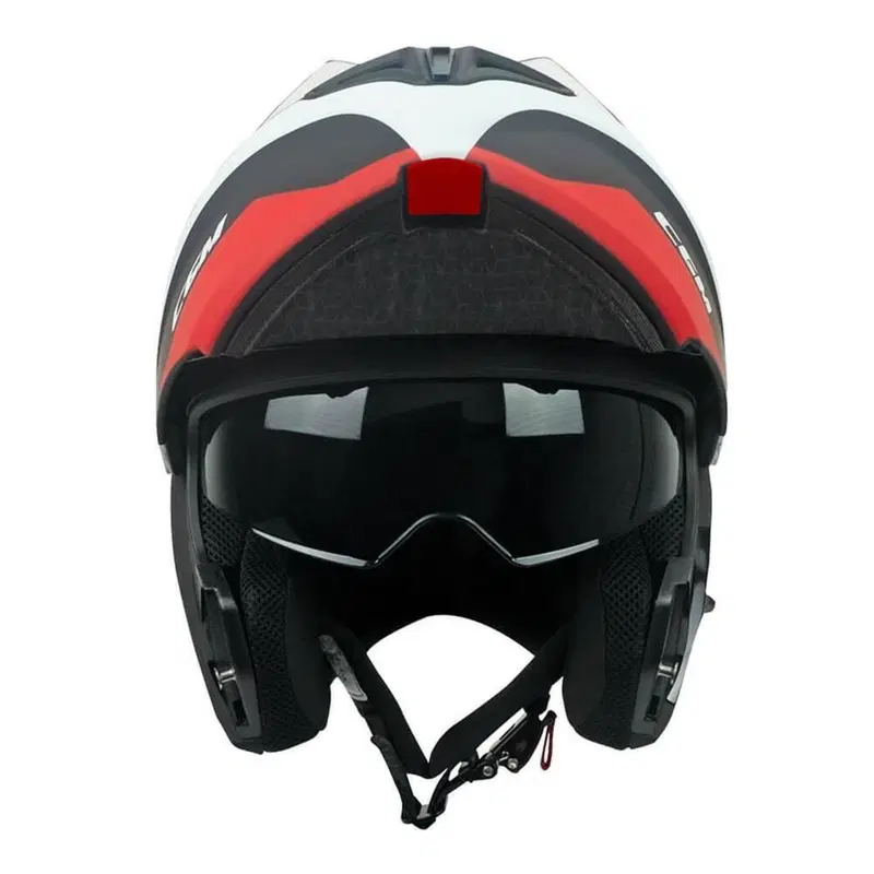 Casco Modulare CGM 568 Ber Nero Rosso Opaco S (3)