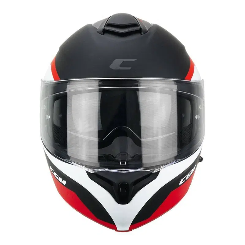 Casco Modulare CGM 568 Ber Nero Rosso Opaco S (2)