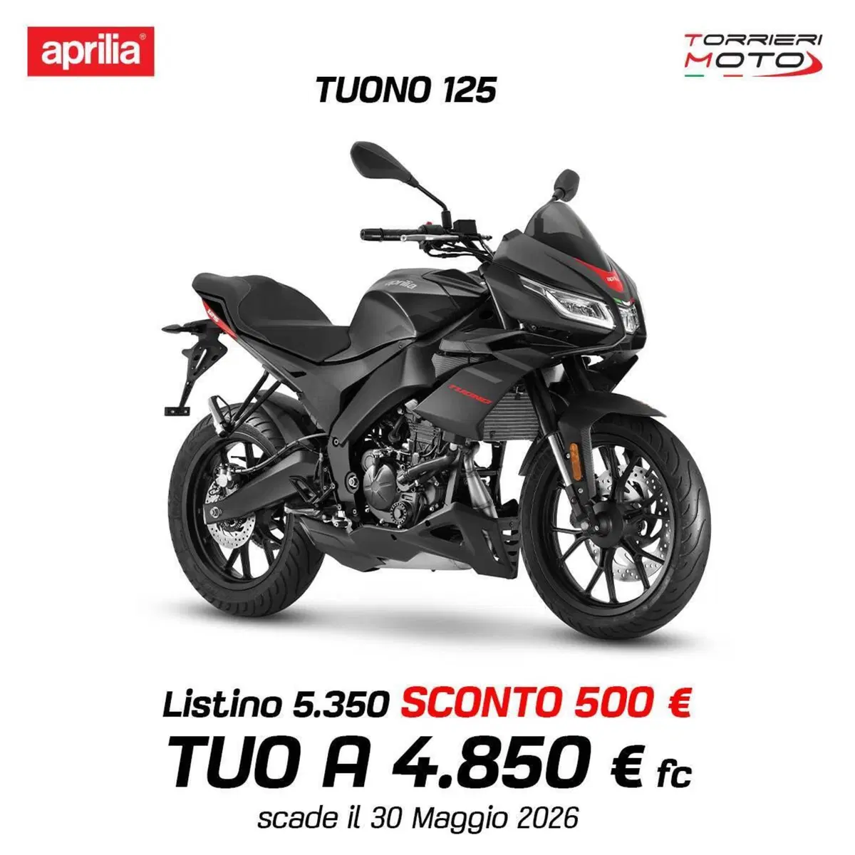Aprilia Tuono 125 (2025 - 26)