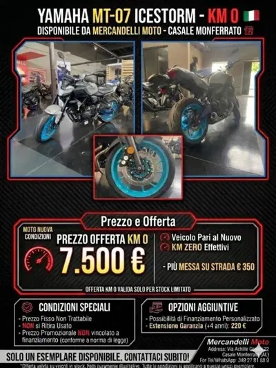 Yamaha MT-07 (2025 - 26) usata