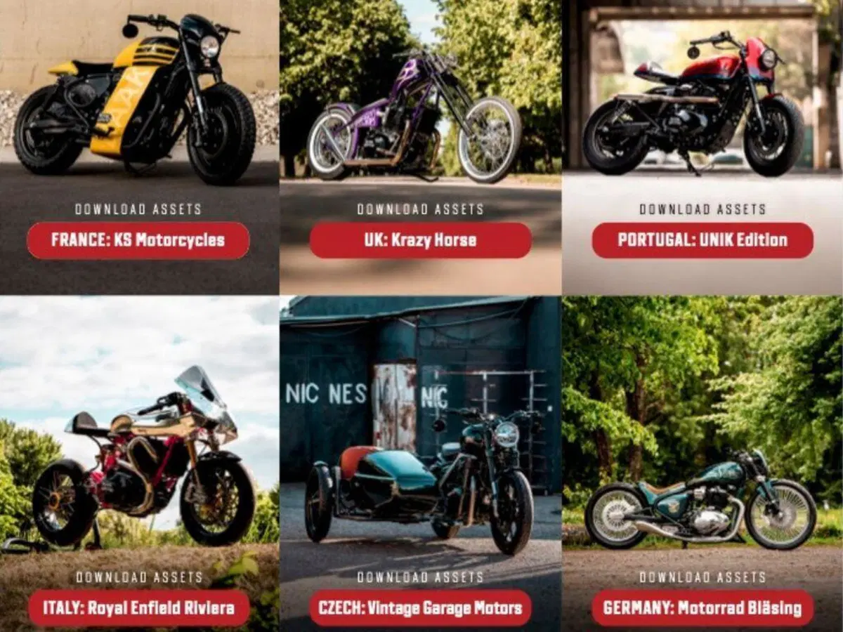 Royal Enfield Busted Knuckles Build Off: sei concessionari europei si sfidano sulla Shotgun 650