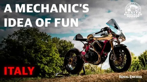 The '19-01' by Royal Enfield Riviera | European Busted Knuckles Build-Off 2026