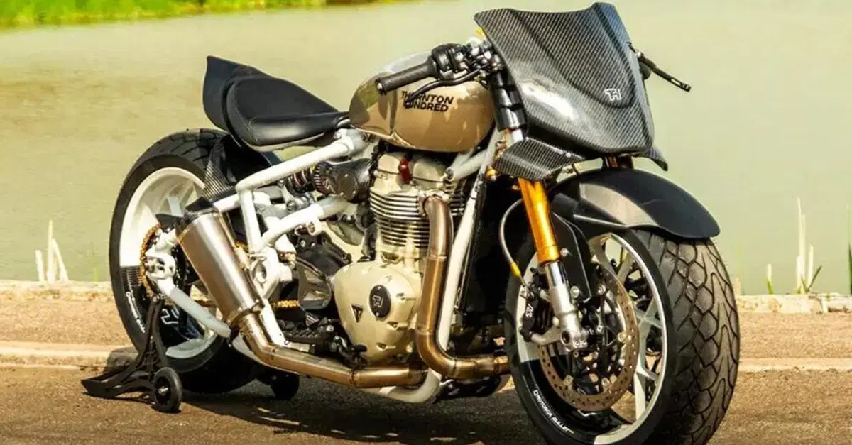Thornton Hundred trasforma la Bobber Triumph in una special da record