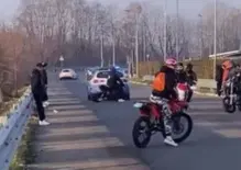 Biella: Raduno clandestino di giovani...stunt!