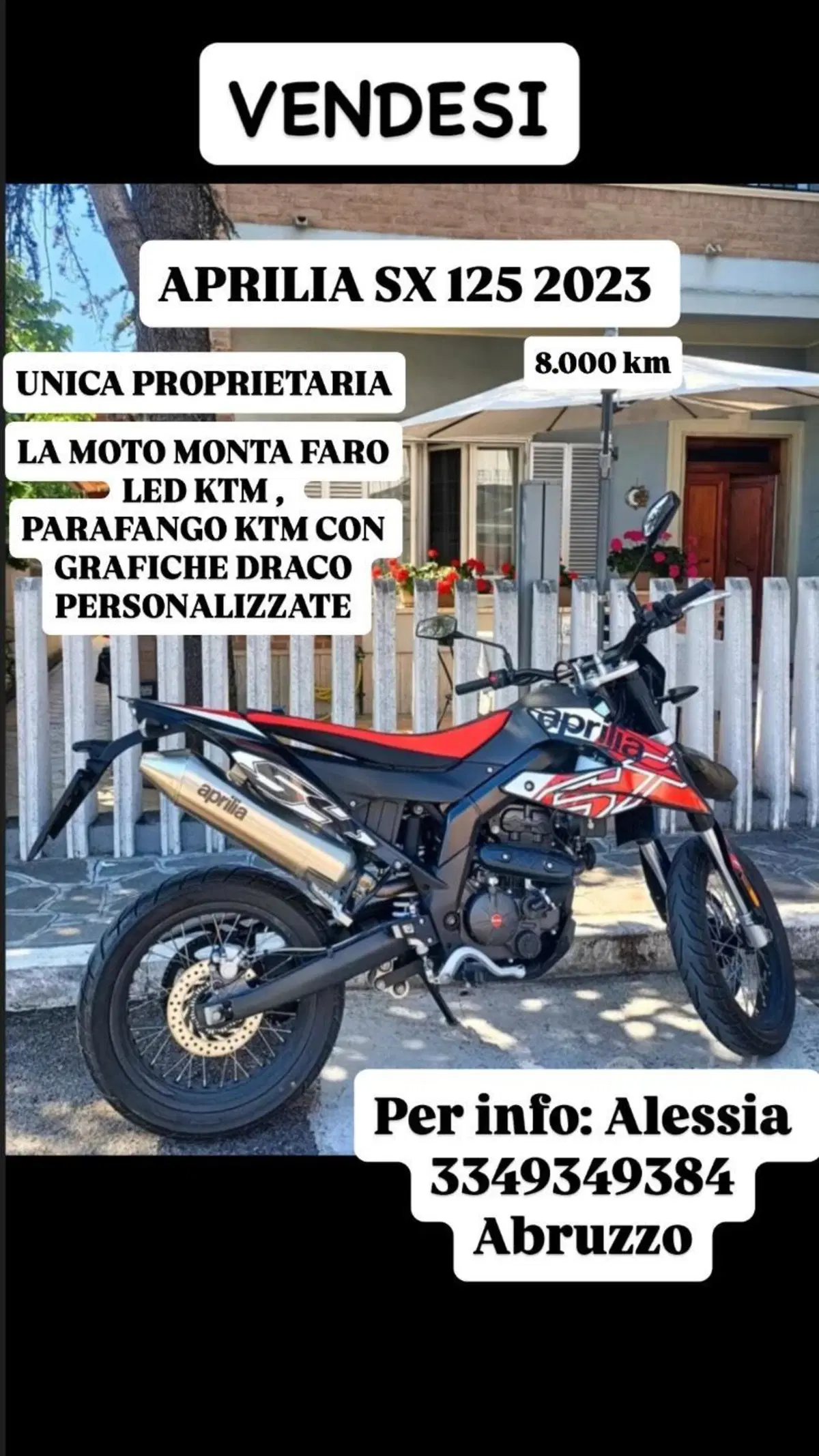 Aprilia SX 125 (2021 - 24)