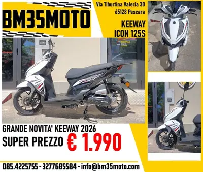 Keeway Motor Icon 125S (2026) nuova