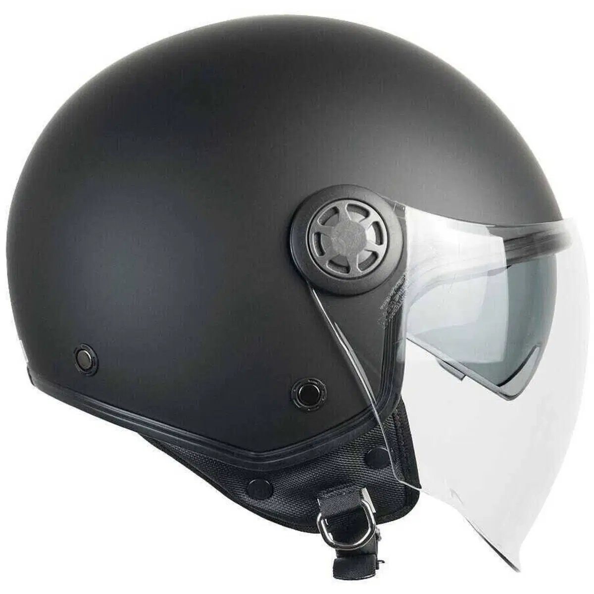 Casco Ska-P 1SHA ZEN MONO Nero Opaco Taglia S (3)