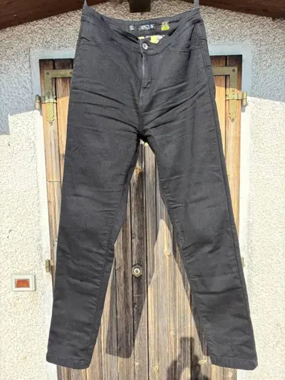 Pantaloni moto donna STUD Jeggings Lady nero tg44