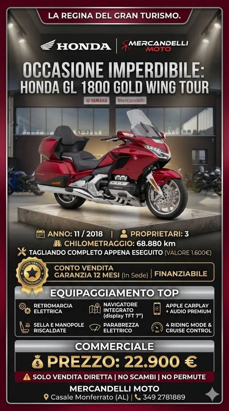Honda GL 1800 Gold Wing Tour (2018 - 20)