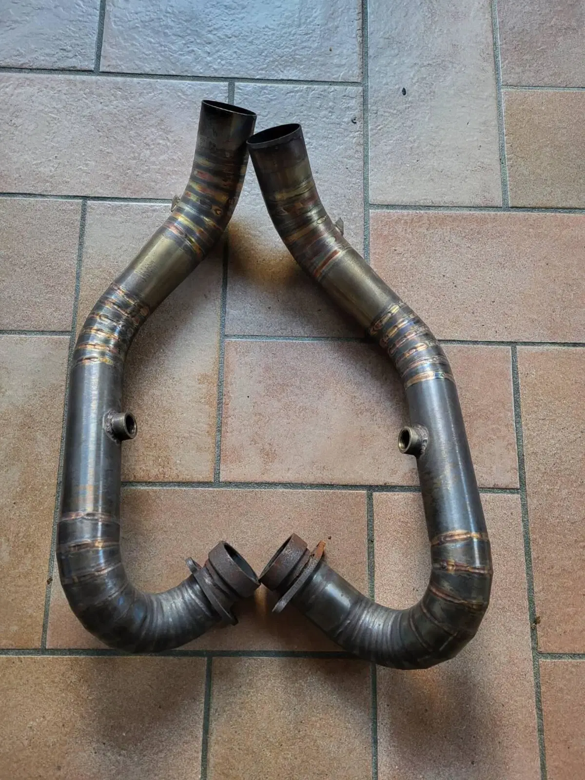 Scarico completo artigianale BMW (2)