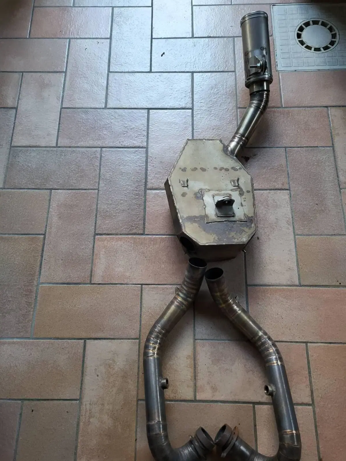 Scarico completo artigianale BMW (4)