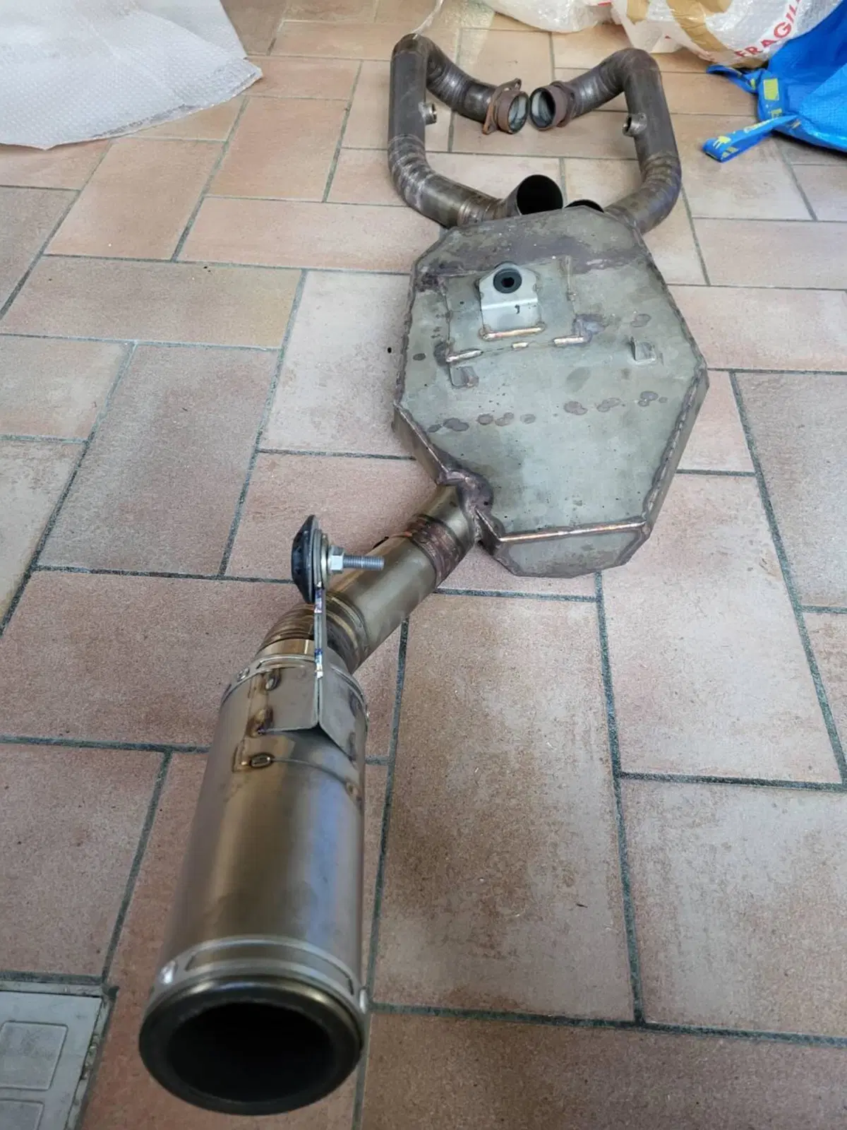Scarico completo artigianale BMW (6)