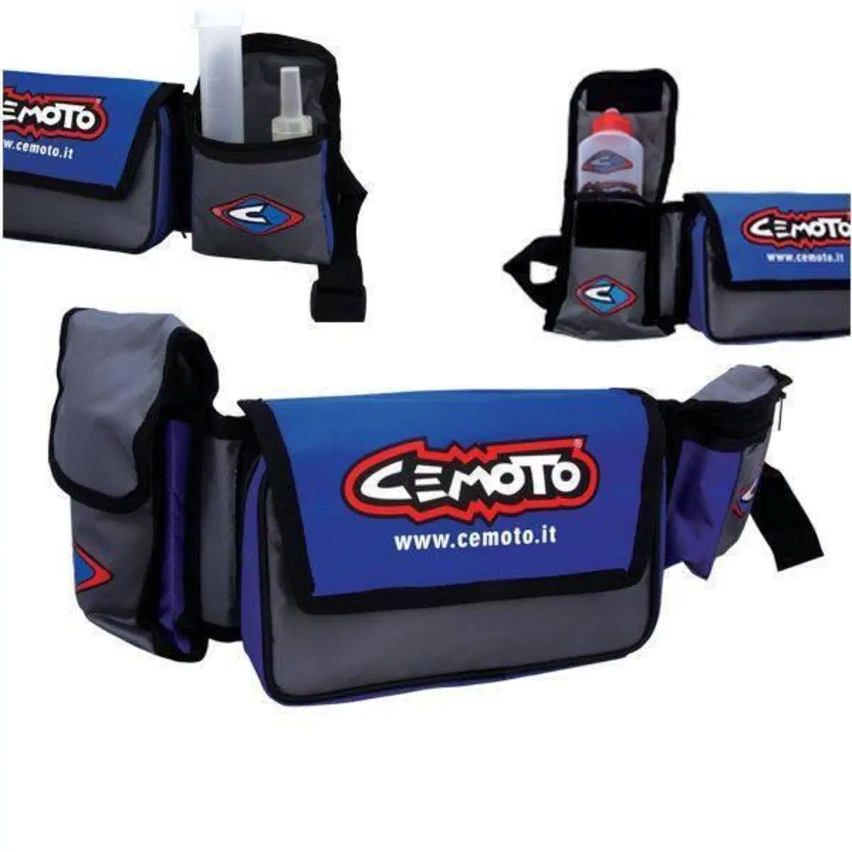 MARSUPIO TECNICO CEMOTO ENDURO CROSS GRIGIO/BLU