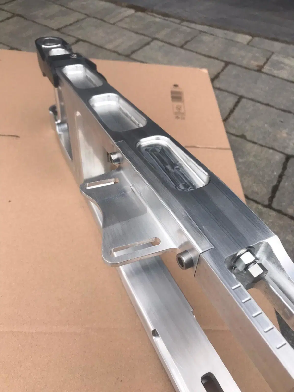 Forcellone allungato per KTM SX 50 - Nuovo D.U.Racing (4)
