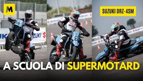 Impennate e  traversi - abbiamo portato al limite in pista la Suzuki DR-Z4SM