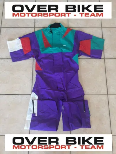 Held Suit Tuta Antipioggia Intera Viola Verde L