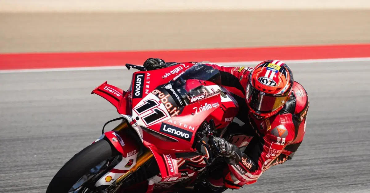 SBK 2026. GP d&rsquo;Aragona, prove libere: primo tempo di Nicol&ograve; Bulega nel forno del MotorLand