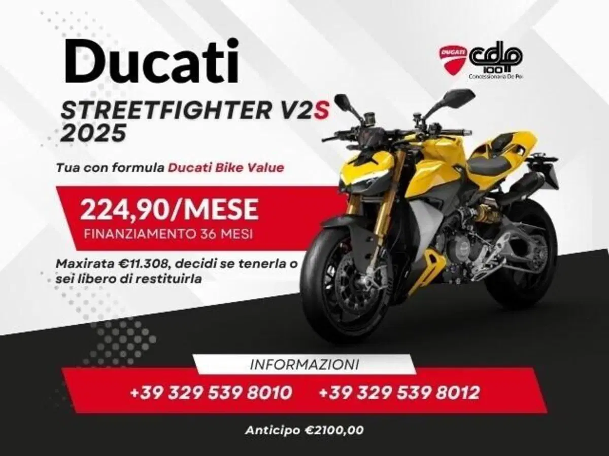 Ducati Streetfighter V2 S (2025 - 26)