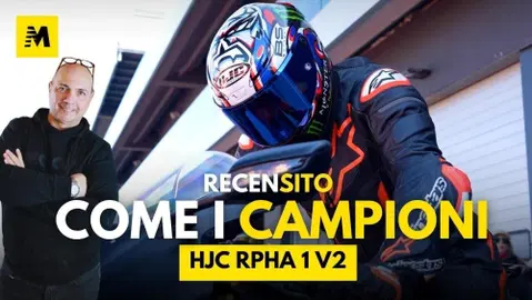 HJC RPHA 1 V2 Carbon - Recensione completa del casco MotoGP, FIM2, 1.400g e ventilazione ACS
